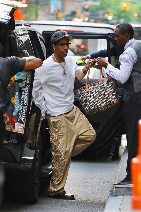 goyard bag asap rocky|A$AP Rocky’s Singular Style Proves Why He’s a .